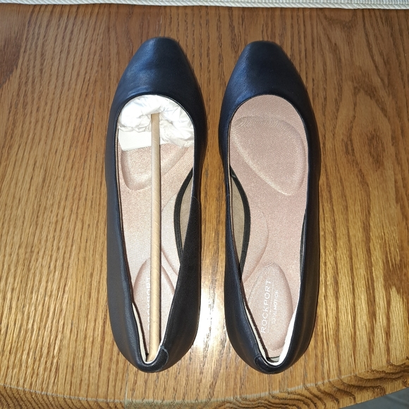NEW Rockport Total Motion Laylani Plain Ballet Black Flat 9.5 - Picture 5 of 11